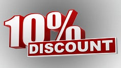10% off on all products