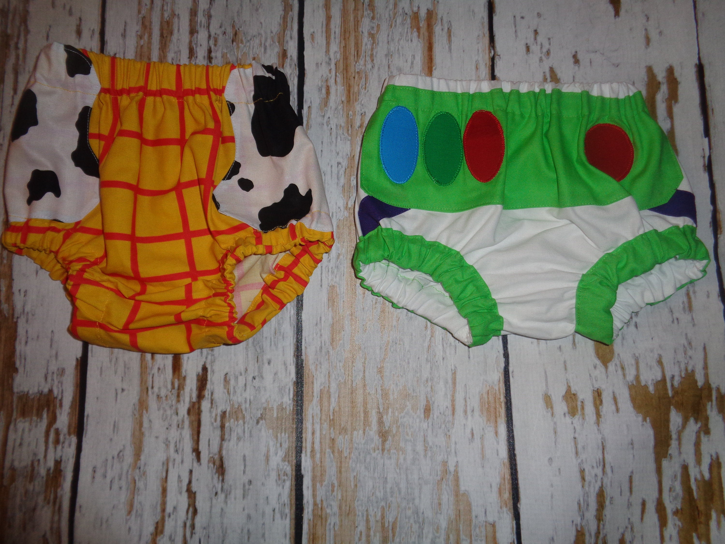 Cowboy Sheriff and Astronaut Cake Smash Bloomers- Toy Themed Bloomers, Twin Bloomers, Space Ranger, Cowboy Sheriff, Toy Diaper cover
