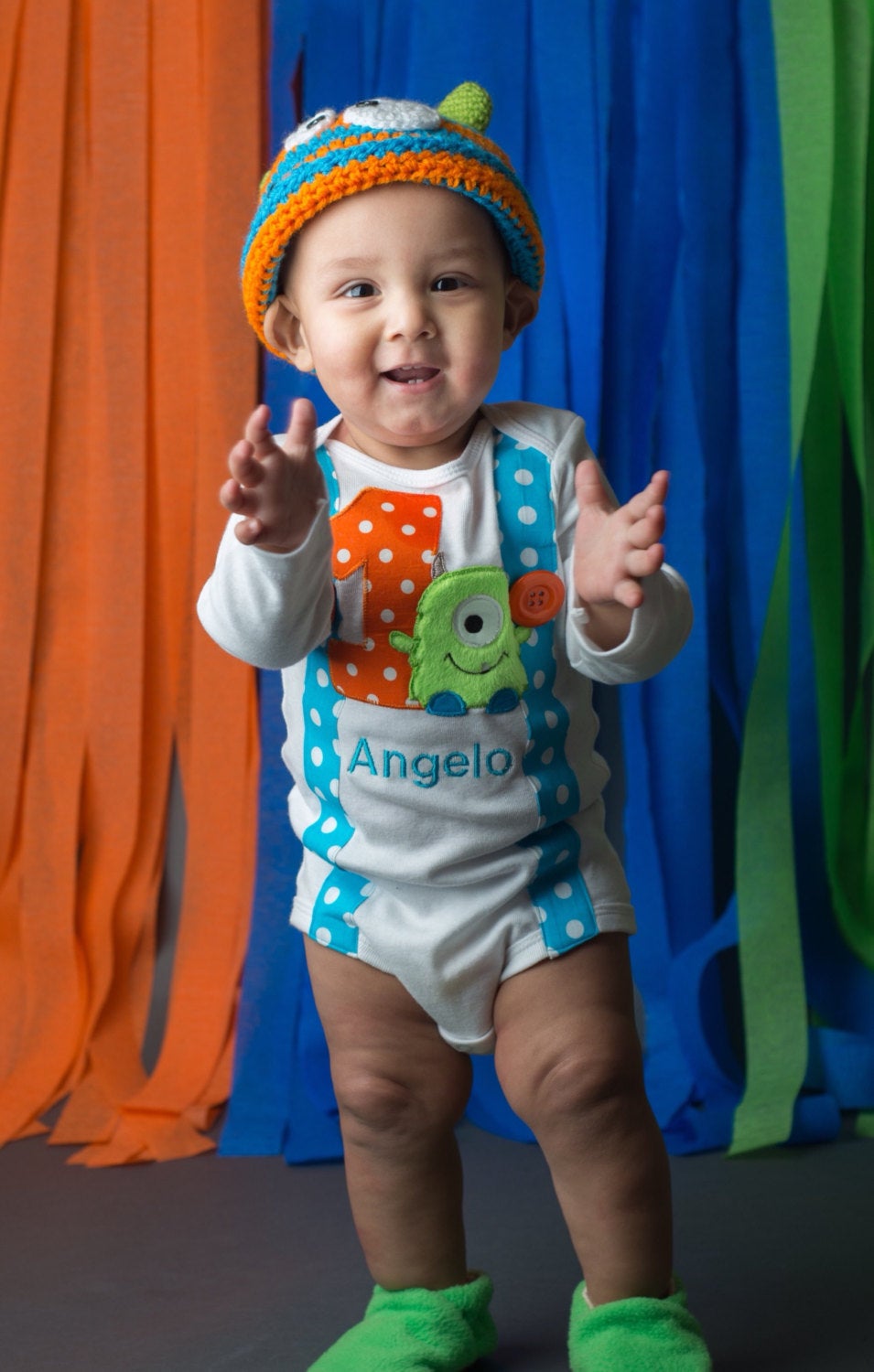 Monster Birthday Suspender Shirt, Monster Birthday, Boys Monster Shirt, 1st Birthday, Little Monster Birthday, Personalized Monster shirt