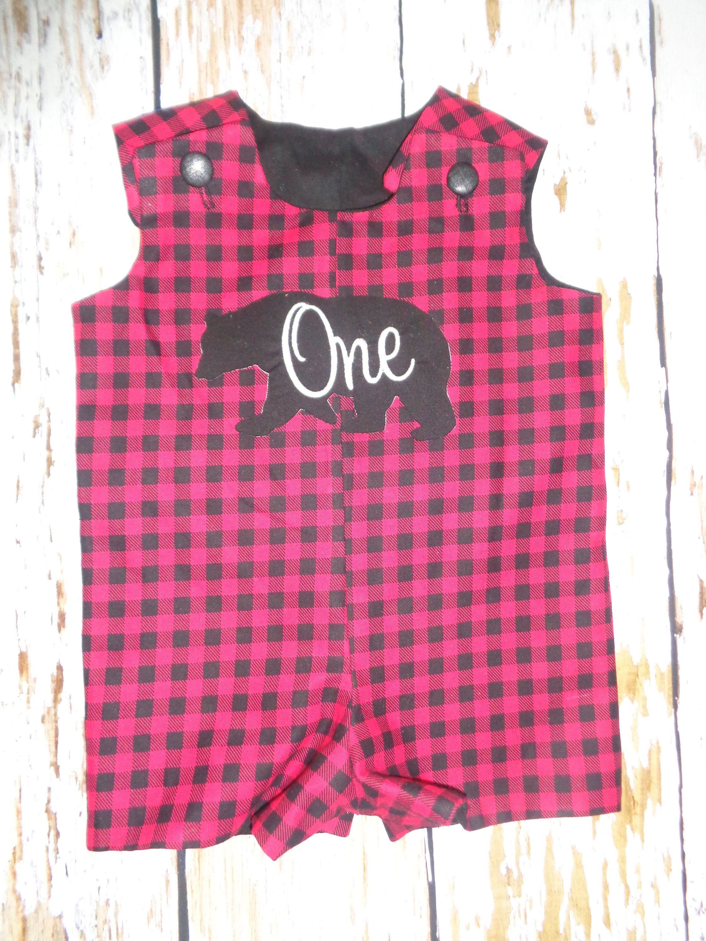 Lumber Jack First Birthday Jon Jon, Lumber Jack Birthday, 1st Birthday Boy, Wild And One, Boys First Birthday Outfit, Buffalo Plaid Romper